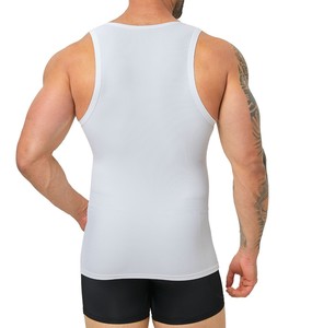 Nouveau débardeur en coton gris clair pour homme, col rond, uni, décontracté, respirant, idéal pour l'entraînement - Product Image 2