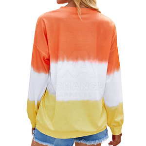 Sudadera extragrande de mezcla de algodón con cuello redondo, corte holgado, manga larga, estilo casual, para invierno, estilo urbano. - Product Image 3