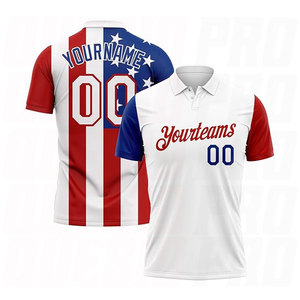 Camiseta de Golf de Manga Corta con Logotipo Personalizado, Antiarrugas, de Secado Rápido, para Hombre, Camisetas de Polo de Golf Sublimadas de Poliéster - Product Image 6