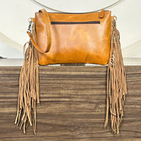 Sac bandoulière en cuir de vachette repoussé style western, prix usine premium 2026, nouveau sac à bandoulière croisé cerise, cadeau pour femme