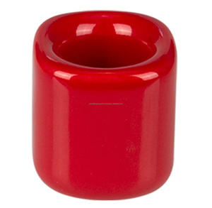 1/2 Inch Diameter Metal <b>Red</b> Chime Ritual Spell <b>Candle</b> Holder for Home Decoration for Christmas - Product Image 1