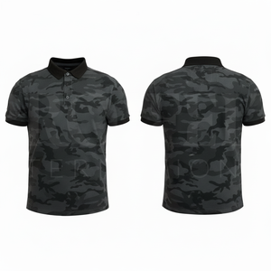 เสื้อโปโลออกแบบโลโก้ตามสั่ง แขนสั้น ลำลอง ลายพราง คอปก ระบายอากาศได้ดี เหมาะสำหรับกิจกรรมกลางแจ้ง ชุดทำงาน เสื้อท็อปสำหรับทุกเพศ - Product Image 3