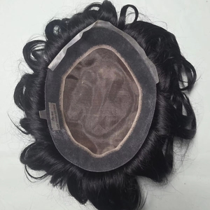 Peluca de Cabello Humano Mono de Primera Calidad Austrian Taz Hair Bangladesh con Estilos Naturales y Ondas Profundas - Product Image 1