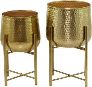 Jardinière en métal de qualité supérieure, élégante et abordable, pour plantes d'intérieur, balcon et jardin - Product Image 3