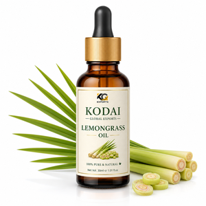 Aceite Esencial de Limoncillo de Tamil Nadu 100% Puro y Natural de Primera Calidad, Destilado al Vapor, para Aromaterapia y Cuidado Facial, Kodai Global Export - Product Image 1
