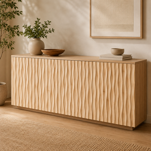 Panneaux de tambour flexibles en bois massif durable pour meubles, portes d'armoires, revêtements muraux, design d'intérieur, panneaux décoratifs en bois 3D - Product Image 5