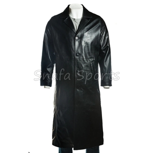 2026 Winter Fashion <b>Men's</b> Casual Slim Fit Leather Outdoor <b>Jacket</b> Top Trending Breathable Design Long Coat - Product Image 6