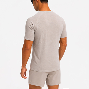 Conjunto de Moda Masculina Verano 2026 al por Mayor, Conjunto Casual de Camiseta y Pantalones, Estilo Hip Hop, Tallas Grandes, Ropa Deportiva Tejida - Product Image 5