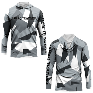 Haut de pêche performant pour homme, personnalisé, UPF 50+, pour la randonnée, le surf, la pêche sportive, chemise de protection solaire à manches longues - Product Image 6