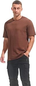 เสื้อยืดผู้ชายคอกลม แขนสั้น ทรงโอเวอร์ไซส์ ผ้าฝ้าย 100% สกรีนโลโก้ด้านหน้าตามแบบที่คุณต้องการ รับผลิตจำนวนมาก - Product Image 6