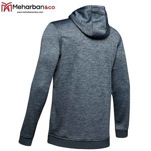 Pull torsadé en molleton pour hommes, facile à installer, coupe ample, poignets côtelés et hémien, sweat à capuche souple - Product Image 4