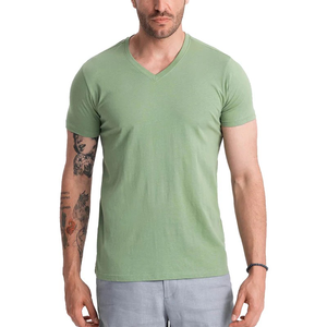 Camiseta de la mejor calidad para hombre, ropa para hombre a precios de mayorista, 100% algodón, negra, lisa, sólida, sin estampado. - Product Image 4