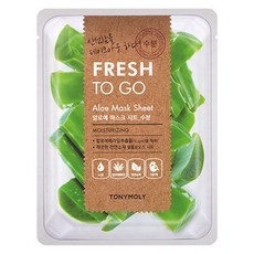 Mascarilla Facial de Aloe Vera Fresh to Go de Tony Moly, 1 Paquete de 1 Unidad, Mascarilla Hidratante con Ingredientes Herbales, Precio con Descuento - Product Image 1