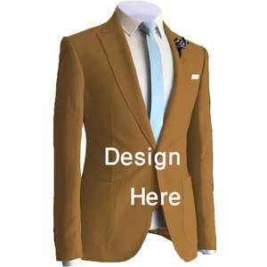 Automne Hiver Hommes Blazer Top Exportateur Direct Fabricant Bas Pas Cher Prix Bangladesh Deux Boutons Poches Plus La Taille 100% Coton - Product Image 3