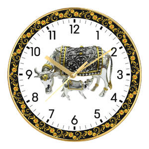 Sherawali Mata Personalized Wall Clock Decor <b>Gift</b> <b>Set</b> for Mother's Day & Christmas - Product Image 3