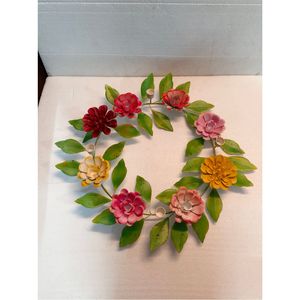 Candelabro de Lujo con Diseño Floral de Hierro, Guirnalda de Flores Metálica Rústica para Colgar en la Pared, Centro de Mesa para Bodas, Decoración del Hogar - Product Image 6