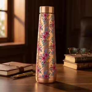 Set of 2 1L Copper Water Bottle Leak-Proof Direct Drinking Yoga <b>Drinkware</b> Custom Logo Direct Manufacturer for Camping - Product Image 5