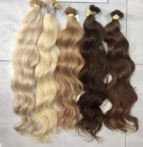 ผมคนดิบต่อแบบหลวมสไตล์เป็นลอนลึก #4 #6 #8เทรนด์สีต่อผมทุกพื้นผิว - Product Image 6