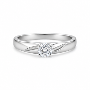 Anillo de Aniversario de Moissanita Chapado en Oro Amarillo, Forma Redonda, Diamante, Ajuste Cómodo, Anillo de Propuesta Unisex - Product Image 4