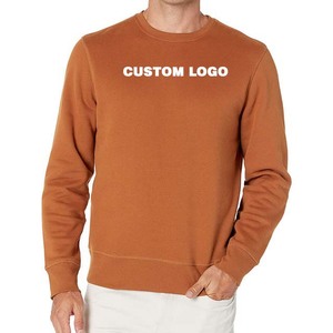 Sudadera de Cuello Redondo para Hombre, Estilo Casual de Otoño, en Felpa Francesa de Algodón, con Logotipo Personalizado, Corte Regular, Color Sólido - Product Image 6