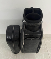 Sac de golf en cuir PU artisanal de qualité supérieure, style vintage, luxe classique, haute qualité, léger, grande capacité, sac de transport Roziv