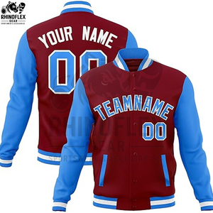 OEM Heavyweight Thick Winter <b>Jacket</b> for <b>Men</b> Chenille Embroidery Patches Oversized <b>Leather</b> Sleeves Letterman Style Plus Size - Product Image 6