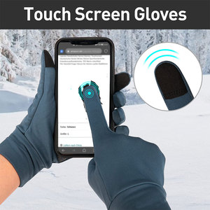 Gants de course d'hiver unisexes de qualité supérieure Tissu doux au toucher Légers Contrôle de l'humidité Séchage rapide Imperméables Protection UV - Product Image 6
