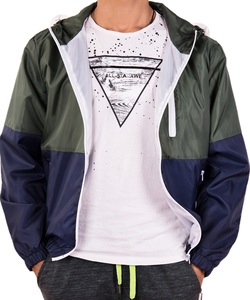 Men High Quality Blank Bomber Jacket Man <b>Black</b> Cropped Nylon Bomber <b>Windbreaker</b> Bomber Jacket With Pocket - Product Image 4