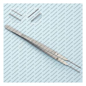 Pinzas de tejido Gerald DeBakey de alta calidad, 7 pulgadas, punta de 1 mm, acero inoxidable manual, instrumento quirúrgico microquirúrgico atraumático, CE - Product Image 1