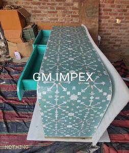 Table console élégante fabriquée à la main Unique en laiton Animal nautique complexe incrustation d'os meilleur prix meubles de décoration pour la maison pour vivre - Product Image 5