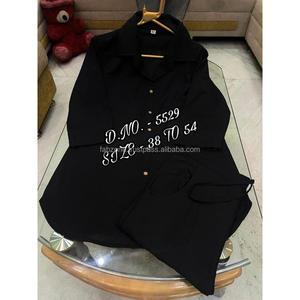 Beautiful Heavy Cotton Slub / Cotton Flex (खादी) Best Quality Fabric Cordset ( Short Length Shirt - 29”) With <b>Wooden</b> <b>Buttons</b> & L - Product Image 1