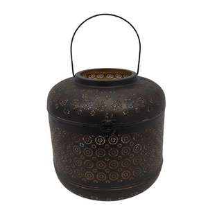 Lanterne marocaine de style Ramadan haut de gamme pour la maison, les villas, éclairage au sol et sur table, utilisation décorative, porte-bougie en métal. - Product Image 3