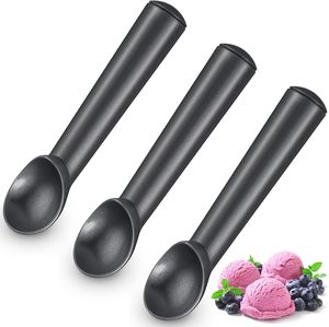 Wholesale Custom Logo High Quality <b>Kitchen</b> <b>Gadgets</b> Aluminum Alloy Non-Stick Anti-Freeze Ice Cream Scoop Metal Material for Home - Product Image 1