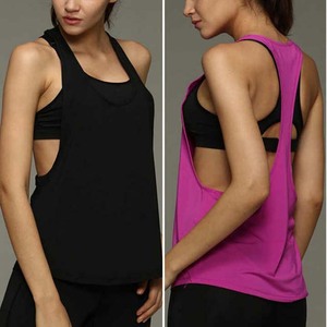 Female Sport <b>Top</b> Jersey Woman T-shirt Crop <b>Top</b> Yoga Gym Fitness Sport Sleeveless Vest Singlet Running Training Clothes For Women - Product Image 5