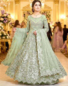 Elegant Pink Embroidered <b>Lehenga</b> Choli Floor-Length Traditional Indian Pakistani Wedding Dress <b>Women</b> Formal Evening Wear - Product Image 6