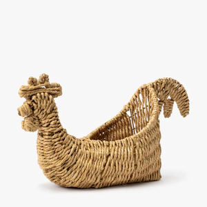 Cesta de Mimbre Tejida a Mano para Huevos de Gallina, Cesta de Almacenamiento de Huevos para Cocina Estilo Rústico - Product Image 6