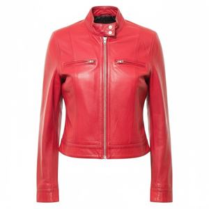 Chaqueta de cuero para mujer, estilo moderno, ropa de calle, diseñada para looks y mujeres seguras de sí mismas. - Product Image 1