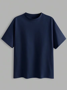 Men's Short Sleeve T-Shirt Set 100% Cotton Breathable Skin-Friendly Regular Fit Loose Neck - Product Image 4