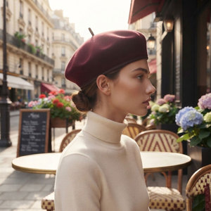 Premium Wool <b>Beret</b> Hat For Women And Men Classic French Style Soft Warm Winter Fashion Everyday Casual Outdoor Wear - Product Image 4