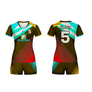 Men's <b>Volleyball</b> Jersey <b>Set</b> Sublimated Quick Dry Fitted Short Sleeve Uniform Adult All Seasons 100% Polyester Moisture Wicking - Product Image 6