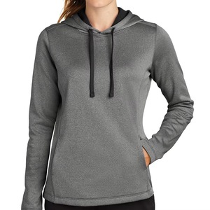 Sweat à capuche ample et imperméable en polaire pour femme, collection printemps-hiver, avec cordon de serrage et manches longues, grandes tailles, respectueux de l'environnement - Product Image 2