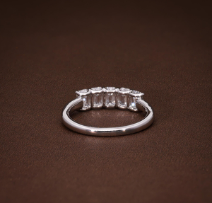 925 <b>Silver</b> <b>Solitaire</b> Diamond <b>Ring</b> Minimalist Engagement Jewelry - Product Image 4