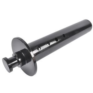 Adattatore a collo d'oca nero da 18 pollici per attacco a 5° ruota, tubo tondo da 4 pollici, capacità di carico 30.000 libbre, supporti per gancio di traino lunghi 18 pollici - Product Image 5