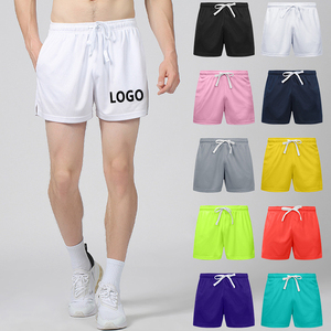 Shorts de course athlétiques à séchage rapide pour hommes, logo personnalisé, shorts de sport en mesh pour la salle de sport et l'entraînement - Product Image 4
