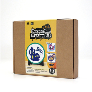 Kit de Bricolage Maison Hantée en Béton - Ensemble Créatif pour la Fabrication de Décorations d'Halloween Effrayantes - Décoration de Table Festive - Product Image 5