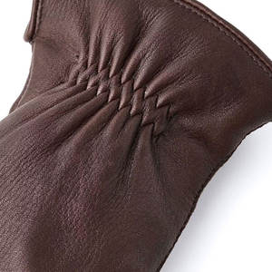 Guantes de Cuero Marrón para Mujer, de Piel de Oveja, de Marca, para Invierno, Diseño de Fabricante, para Motocicleta, Moda y Vestir - Product Image 5