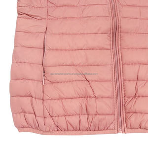 Puffer Jacket for Women Vintage Varsity Style <b>Warm</b> Windproof <b>Coats</b> 2-in-1 Wholesale Clothing Canvas - Product Image 2