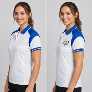 เสื้อโปโลแขนสั้นผู้หญิงแบบสั่งทำ ผ้าระบายอากาศ น้ำหนักเบา สวมใส่สบาย แฟชั่นลำลอง เสื้อผ้าแฟชั่น ผ้าฝ้ายเนื้อนุ่ม - Product Image 6