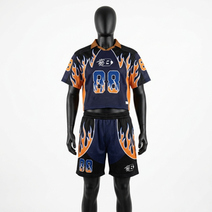 Women breathable polyester <b>mesh</b> jersey short <b>set</b> 180 GSM orange cream panel design sublimation print custom logo Women's <b>Sets</b> - Product Image 3