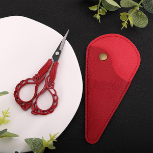 Ciseaux de broderie fantaisie de fabricant en gros, lames aiguisées, manche rouge, ciseaux de couture professionnels pour travaux d'aiguille - Product Image 3